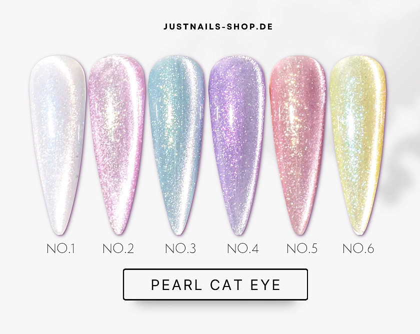 JUSTNAILS Polish Gel Pearl Pastell Cat Eye - No. 5