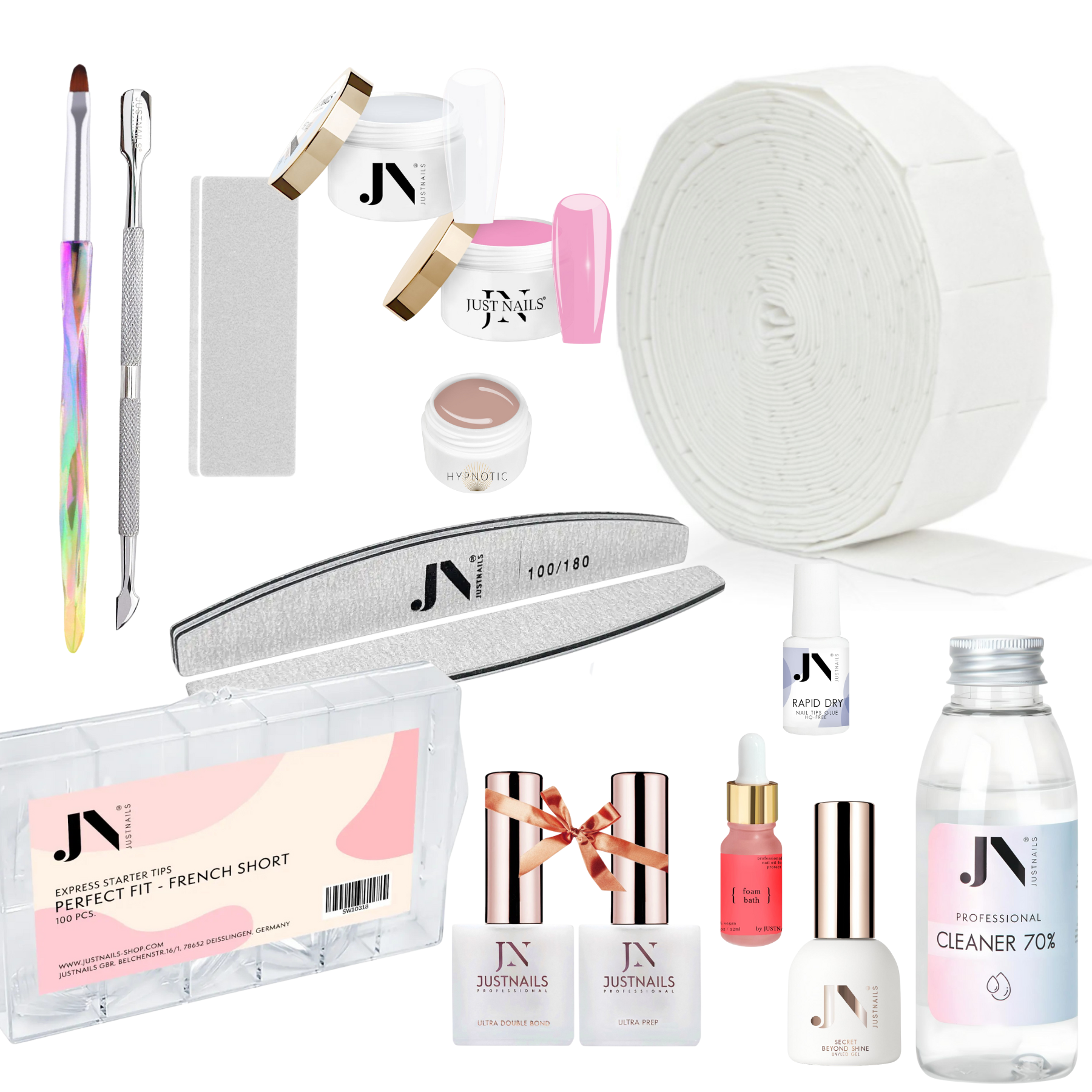 JUSTNAILS Premium Gel Starter Set ESSENTIALS