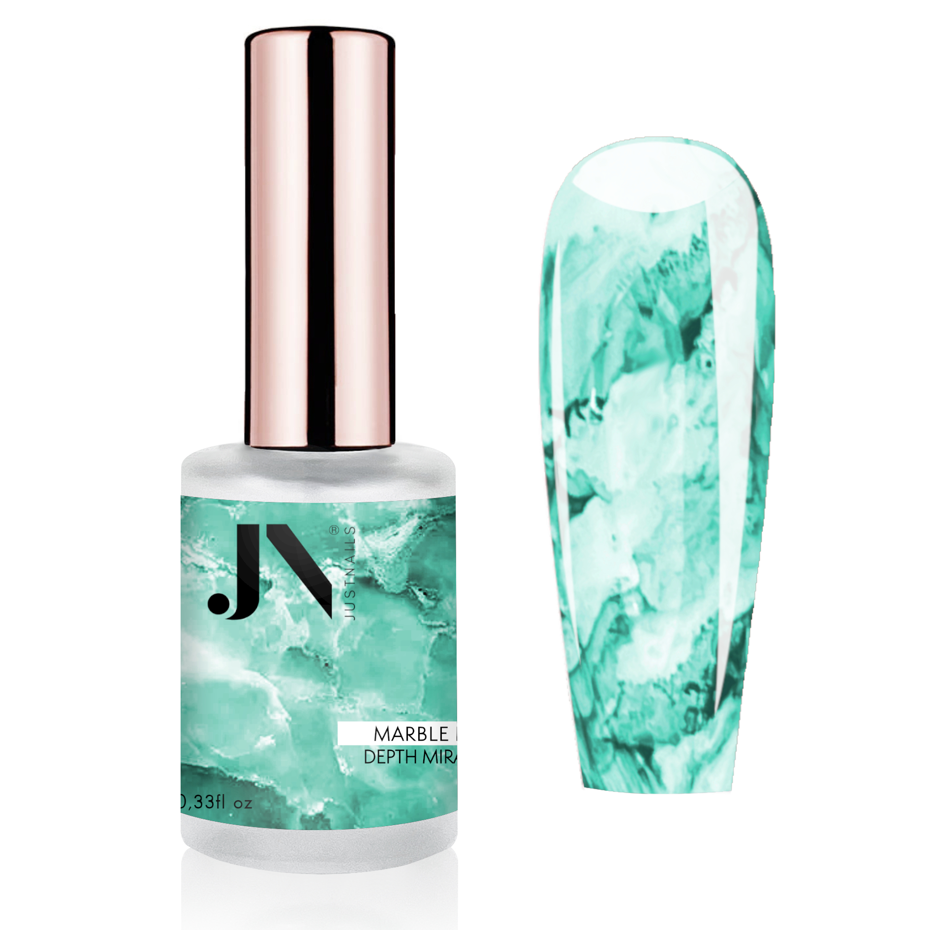 JUSTNAILS Nail Marble INK Color - Depth Mirage