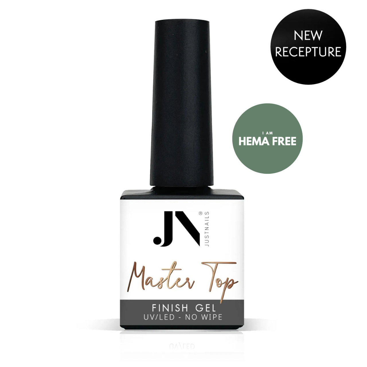 JUSTNAILS MASTER TOP - No Wipe Finish Gel *NEUE REZEPTUR 