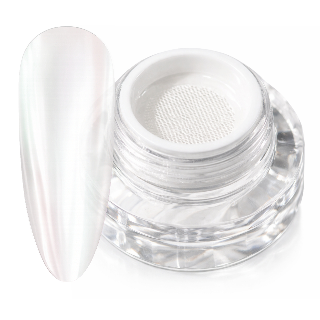  JUSTNAILS Polarlights Pigment - Ivory Shift - Microplastic free 