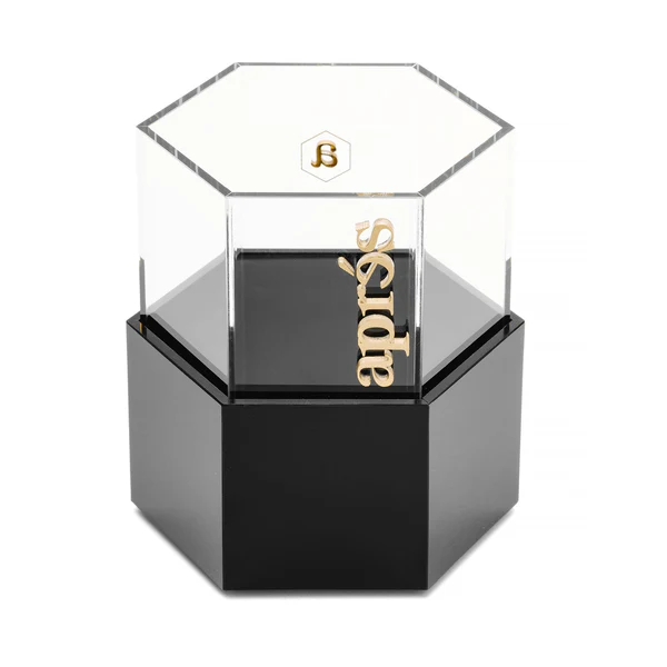  APRÉS Art Brush Holder- Black (hexagon shaped) 