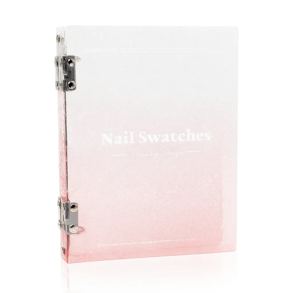 JUSTNAILS Display Tips Swatch Book hard cover 