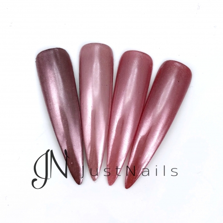 JUSTNAILS Mirror-Glow Nagel Pigment - Rosè Shine