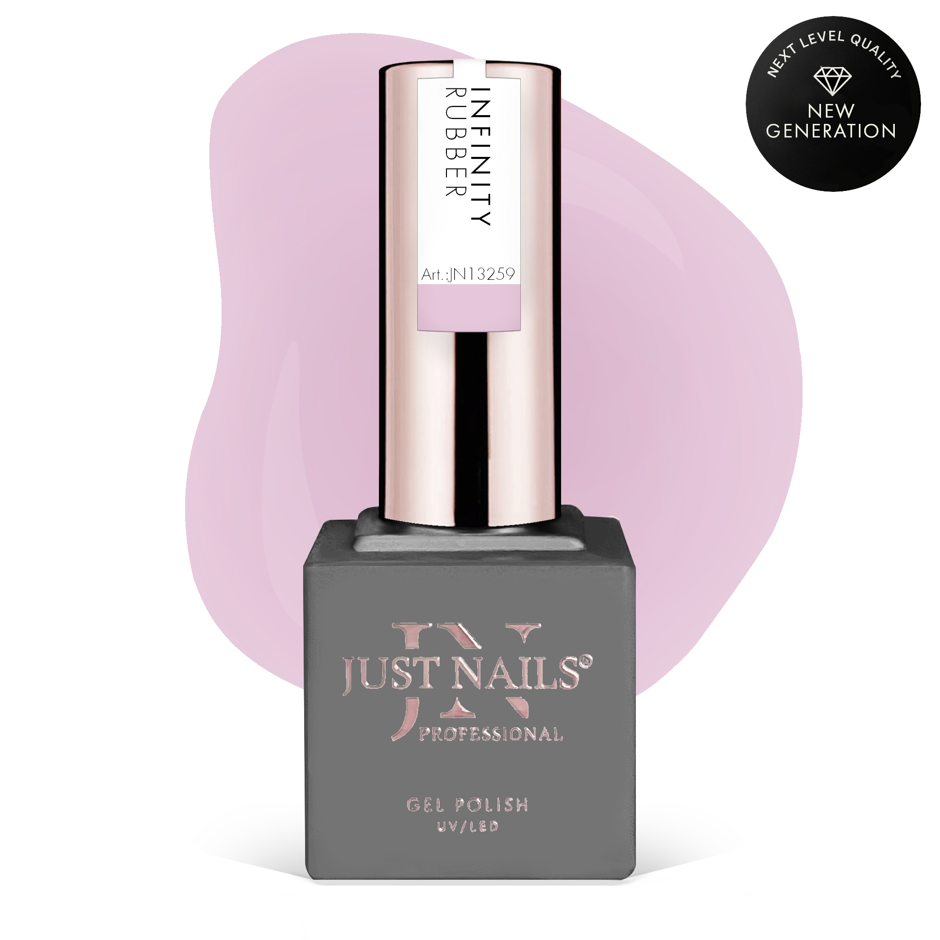  JUSTNAILS Rubber Gel INFINITY™ BASE - CELESTE BLOOM 