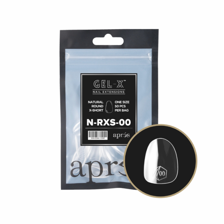  Gel-X® Refill Bag - Natural Round Extra Short 