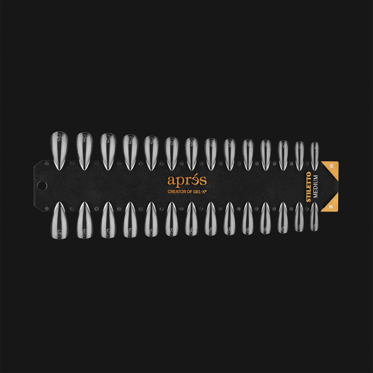  Gel-X Tip Swatch: Natural/Sculpted Stiletto Medium