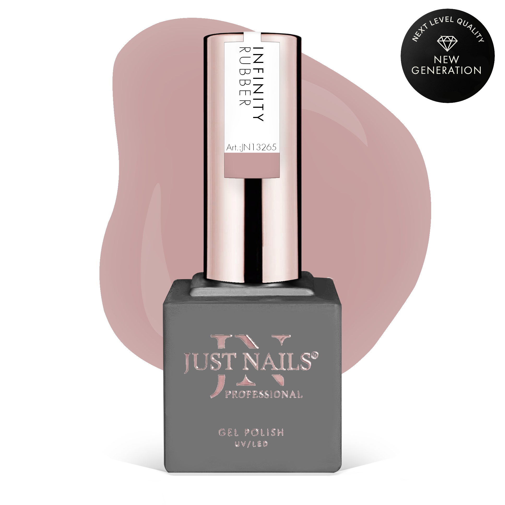  JUSTNAILS Rubber Gel INFINITY™ BASE - SEPIA MUSE 