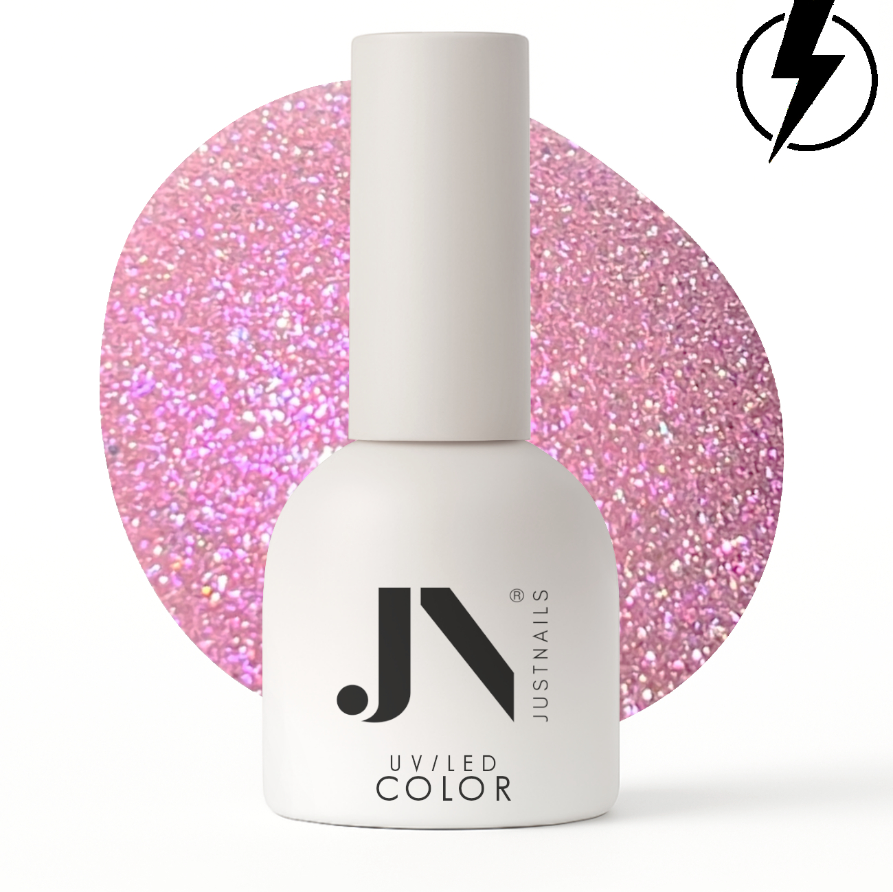 JUSTNAILS Gel Polish HOLO Flakes - Flash Light 24 - Soak-off
