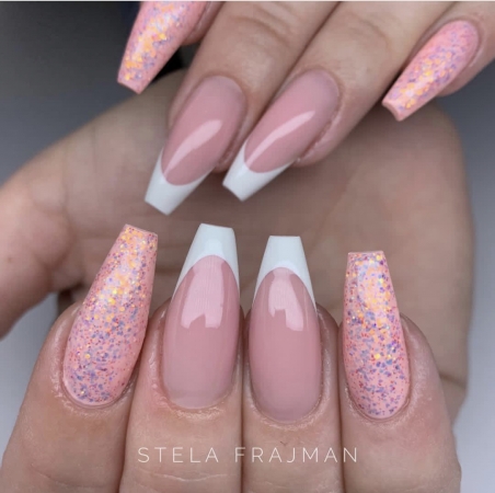 JUSTNAILS Cover Fibre Glace - Rose Intense