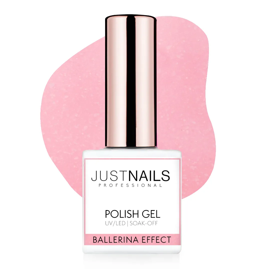 JUSTNAILS Polish Color Gel - BALLERINA EFFECT - Polish Shellac Soak-off