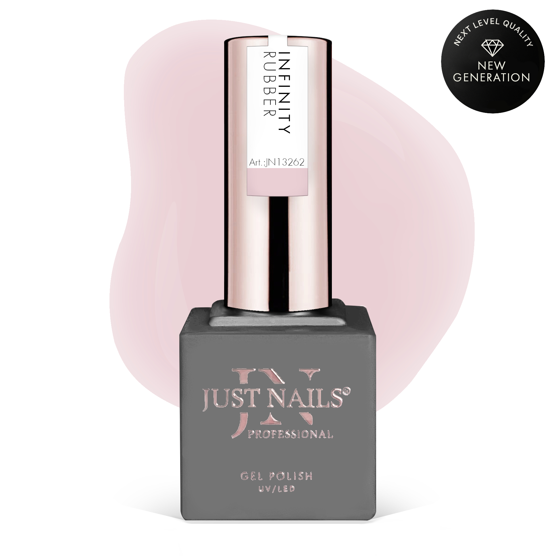  JUSTNAILS Rubber Gel INFINITY™ BASE - SUNDAY FEELS 