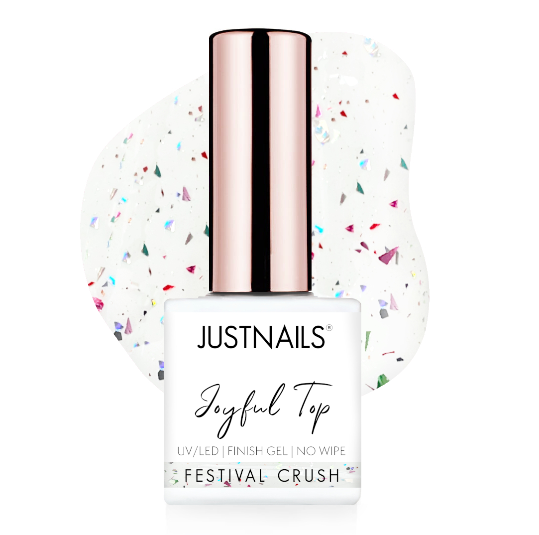 JUSTNAILS Joyful Finish no Wipe - Festival Crush