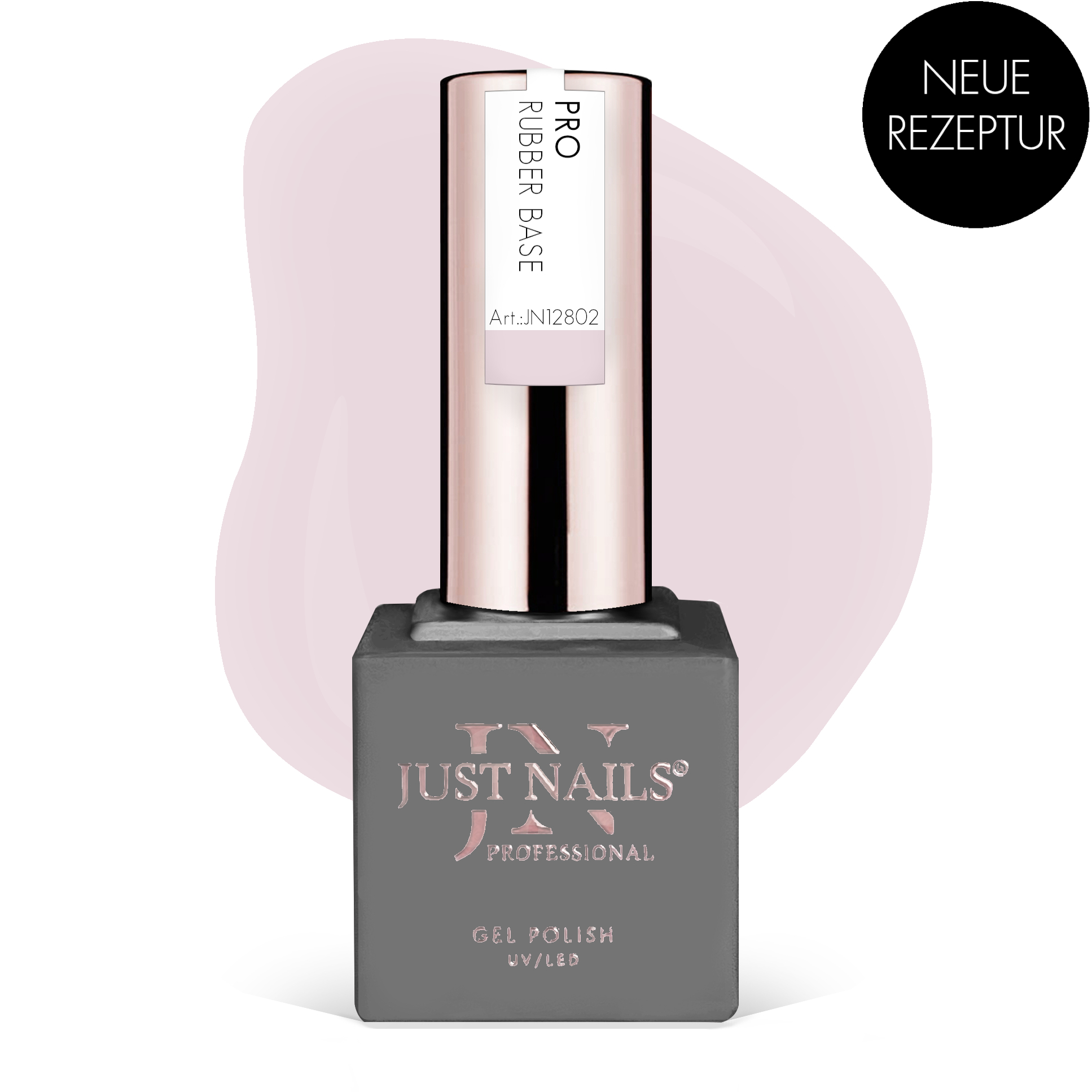 JUSTNAILS Pro Rubber Builder - CREAMY HAZE - Hybrid Soak-off 