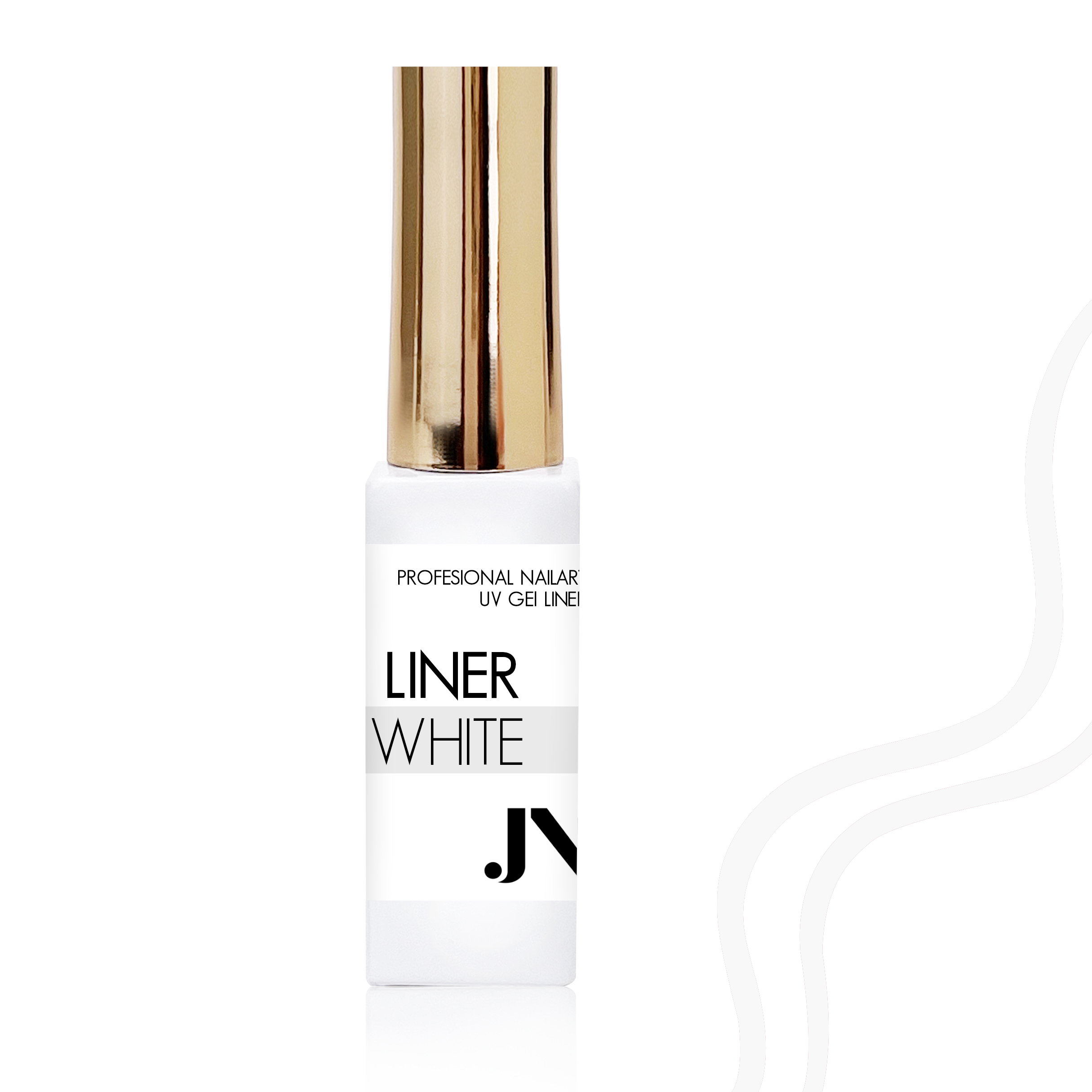 JUSTNAILS Nailart Liner Gel - White 