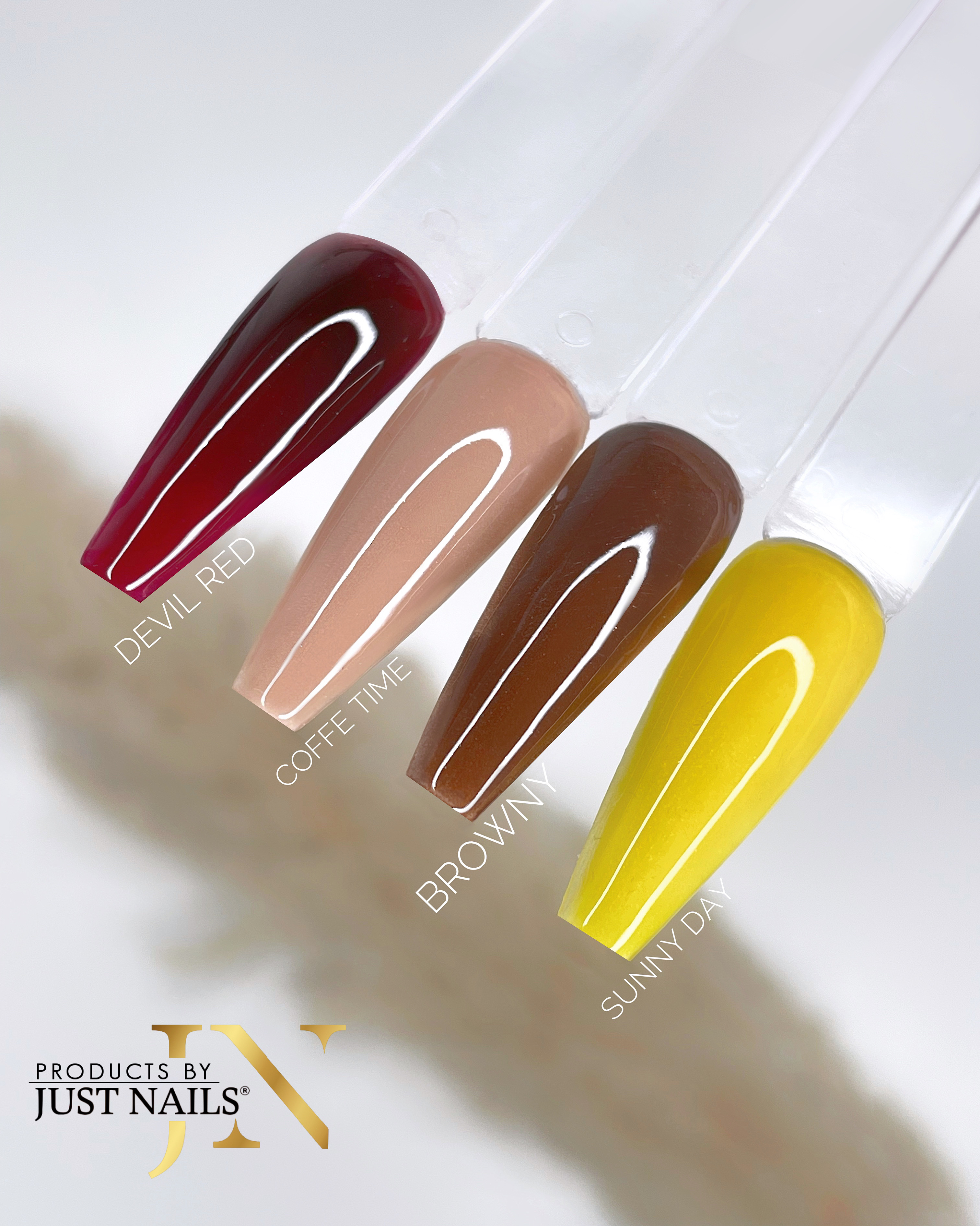 JUSTNAILS Premium Acryl Pulver - COFFE TIME