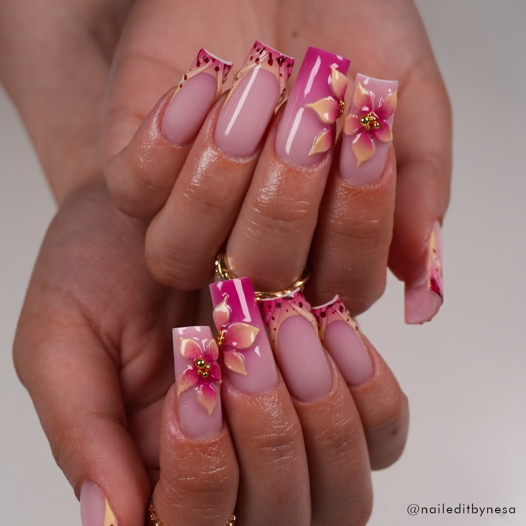 JUSTNAILS Cover Fibre Glace - Rose Intense
