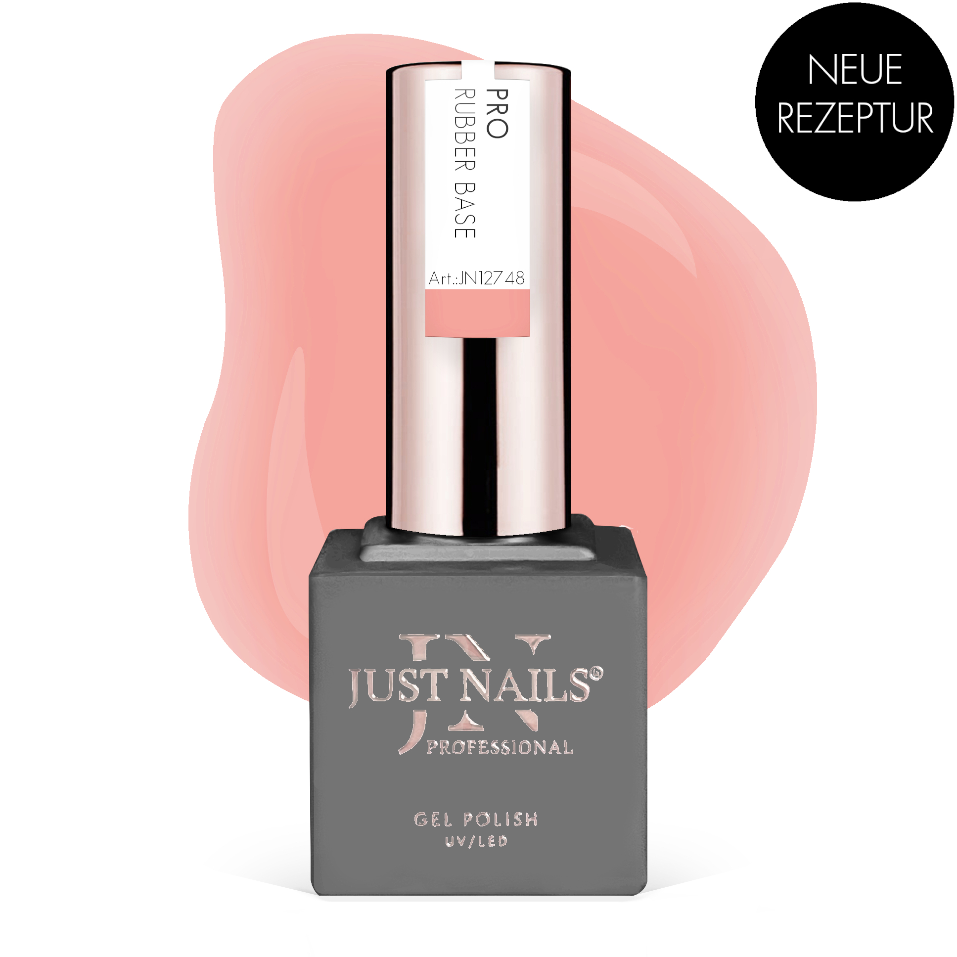 JUSTNAILS Pro Rubber Builder - SUMMER SMOOTHIE - Hybrid Soak-off 