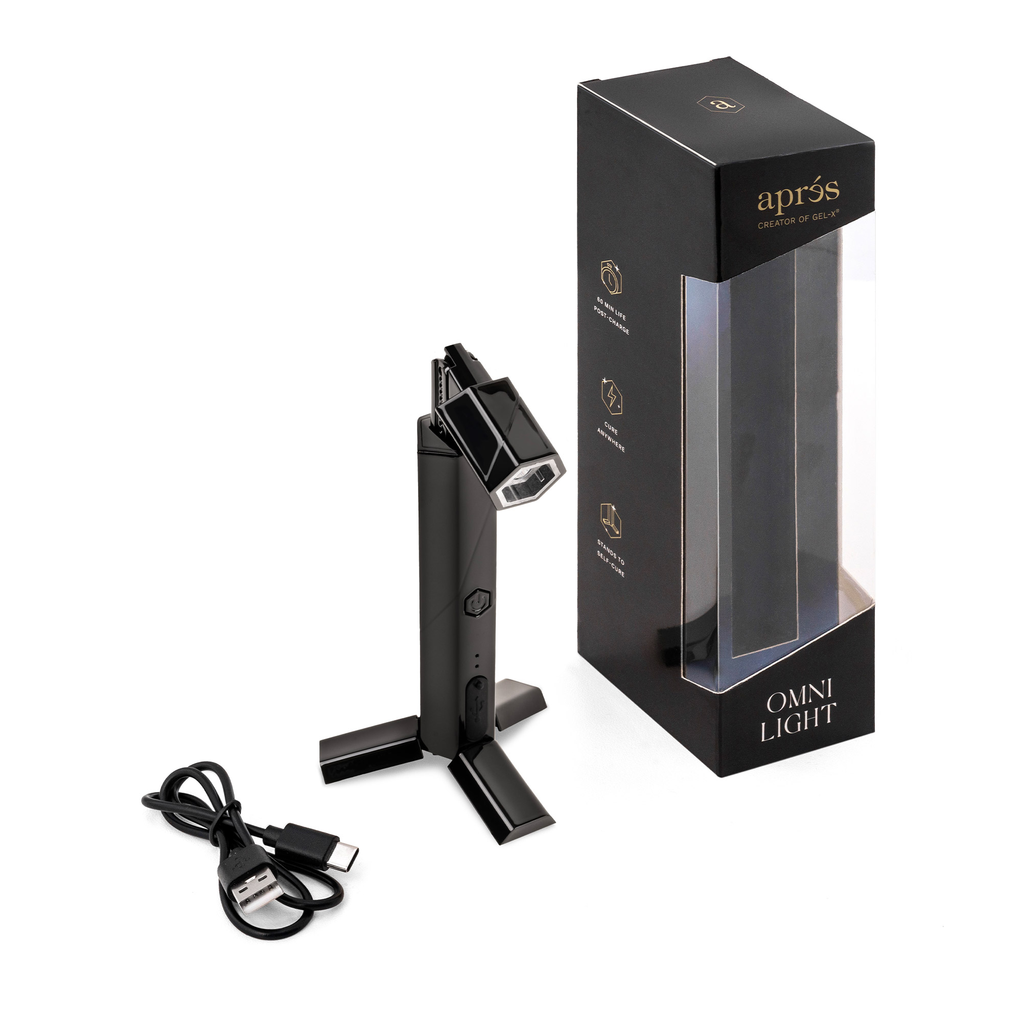  APRÉS Gel-X® Omni Light Black LED Lamp 