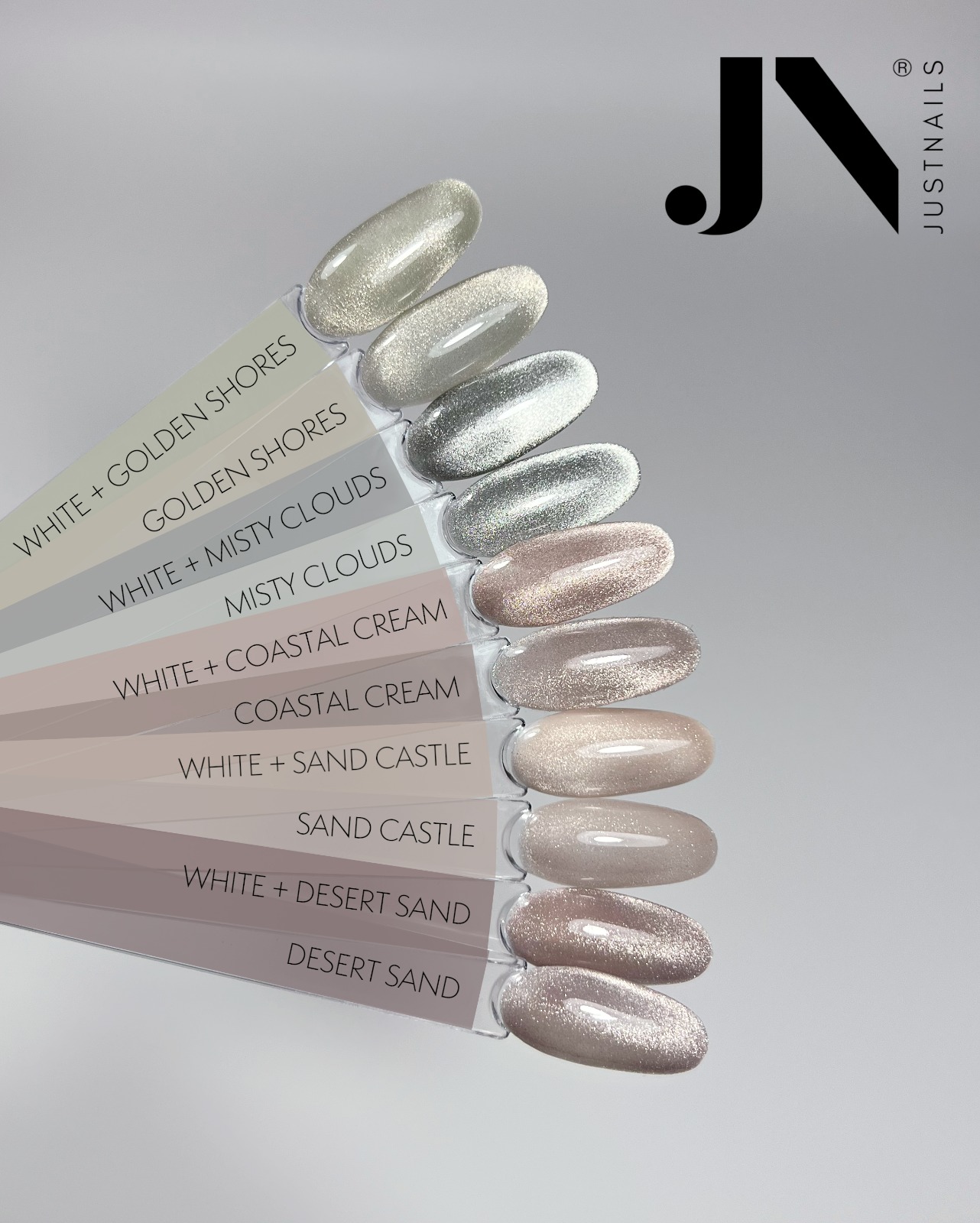 JUSTNAILS Polish Gel 5D Cat Eye - SAND CASTLE