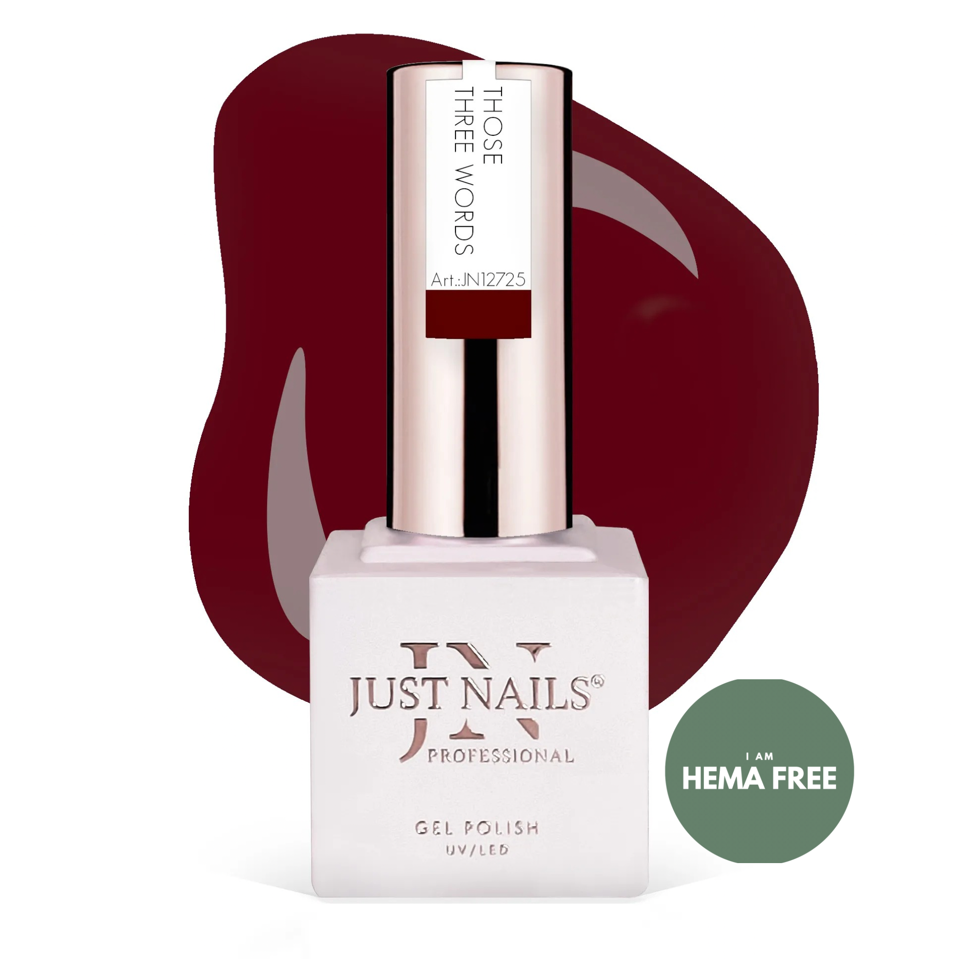 JUSTNAILS Gel Polish Color - THOSE THREE WORDS - Shellac Soak-off