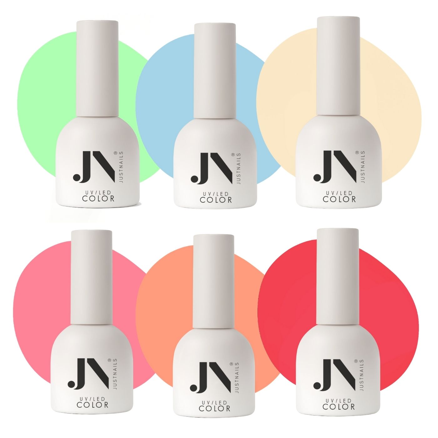  JUSTNAILS Professional Gel Polish Summer Set 