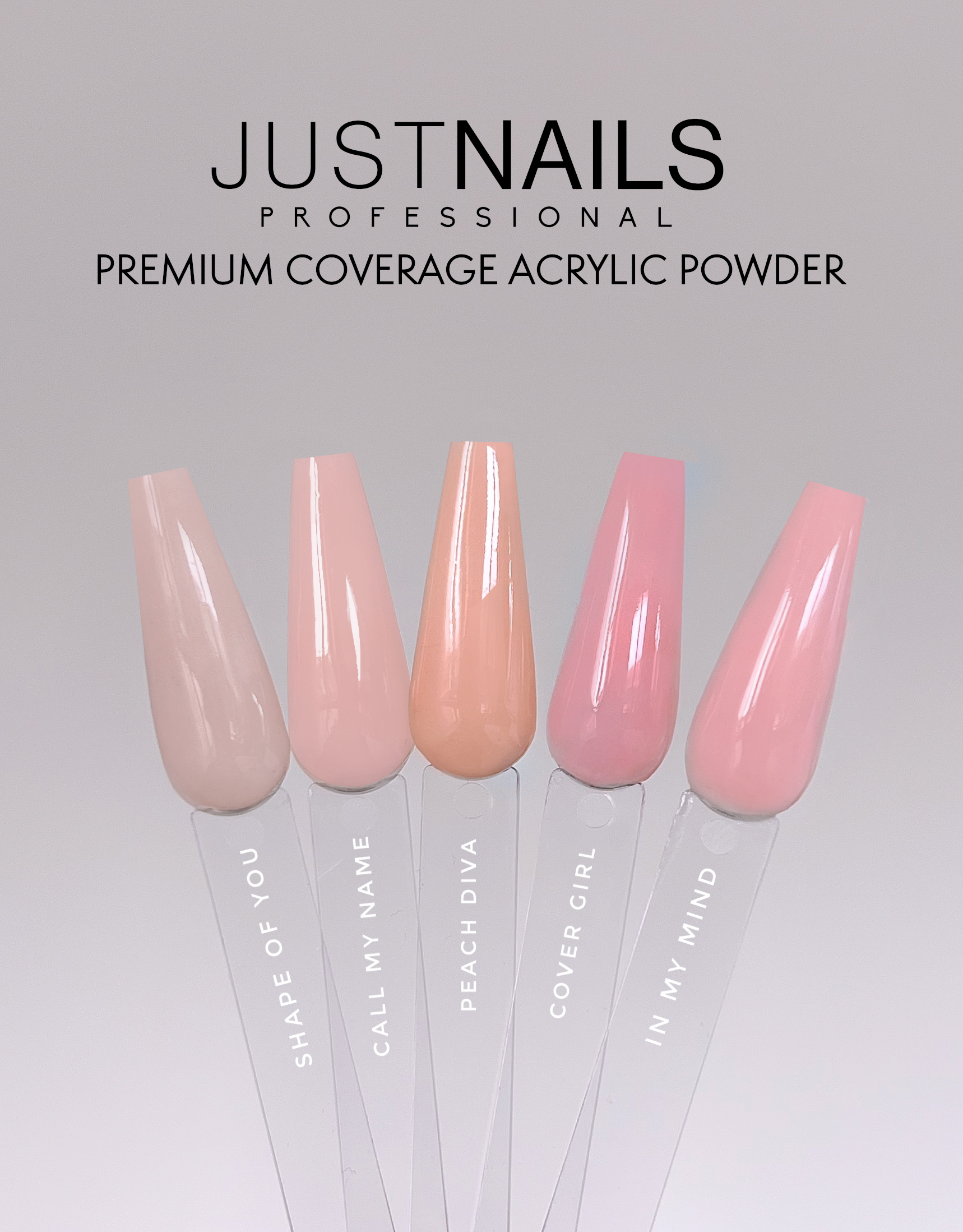 JUSTNAILS Premium Acryl HIGH COVERAGE - SHAPE OF YOU