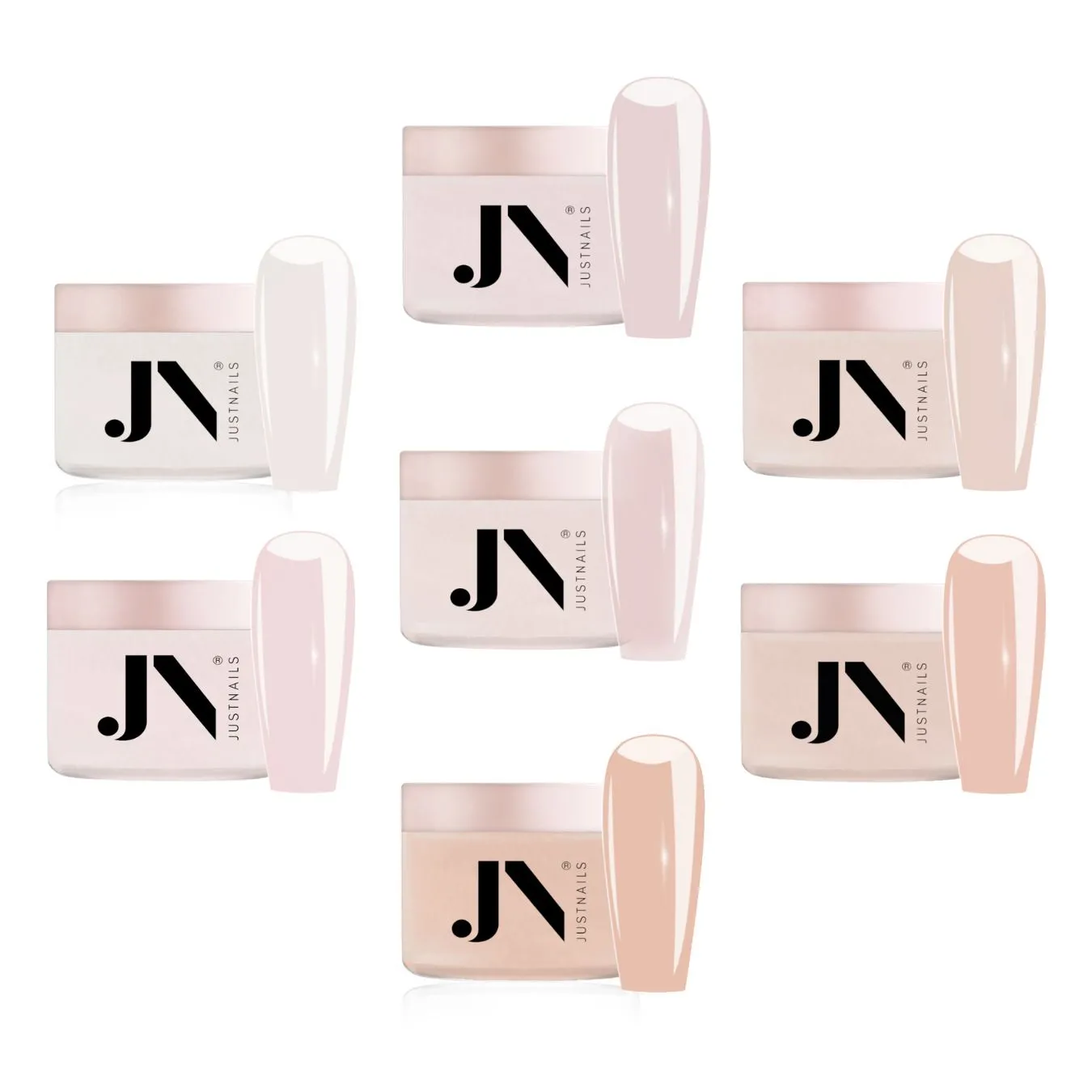 JUSTNAILS Premium Acryl Powder Set - Try me 02 'LIMITED