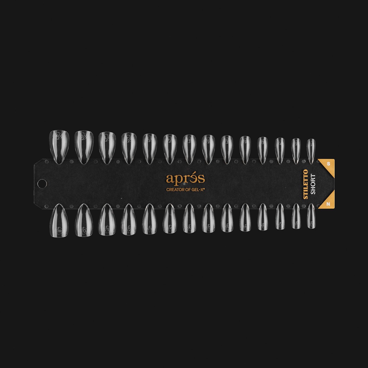  Gel-X Tip Swatch: Natural/Sculpted Stiletto Short