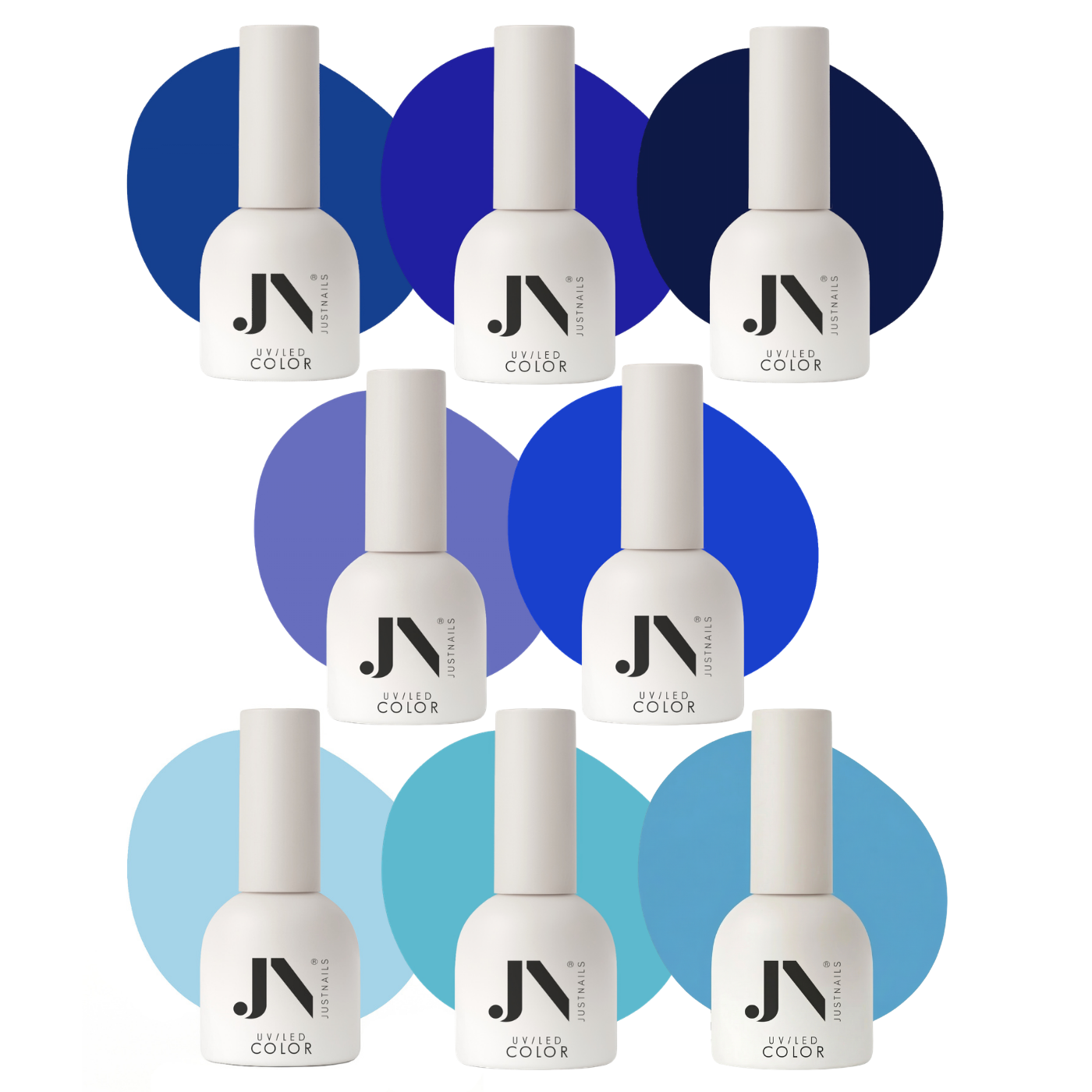  JUSTNAILS Professional Gel Polish Color Ocean Attitude Set