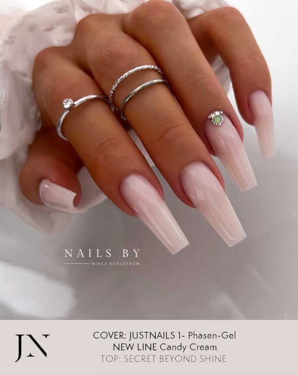 JUSTNAILS 1- Phasen-Gel New Line Candy Cream ABVERKAUF