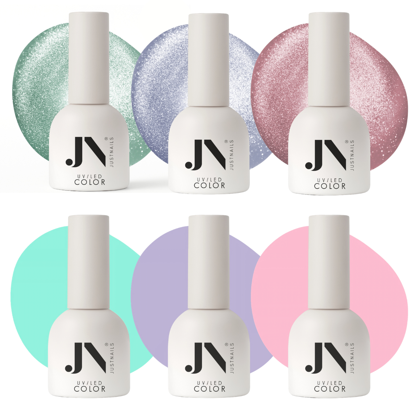  JUSTNAILS Professional  Gel Polish Spring Shimmer Set