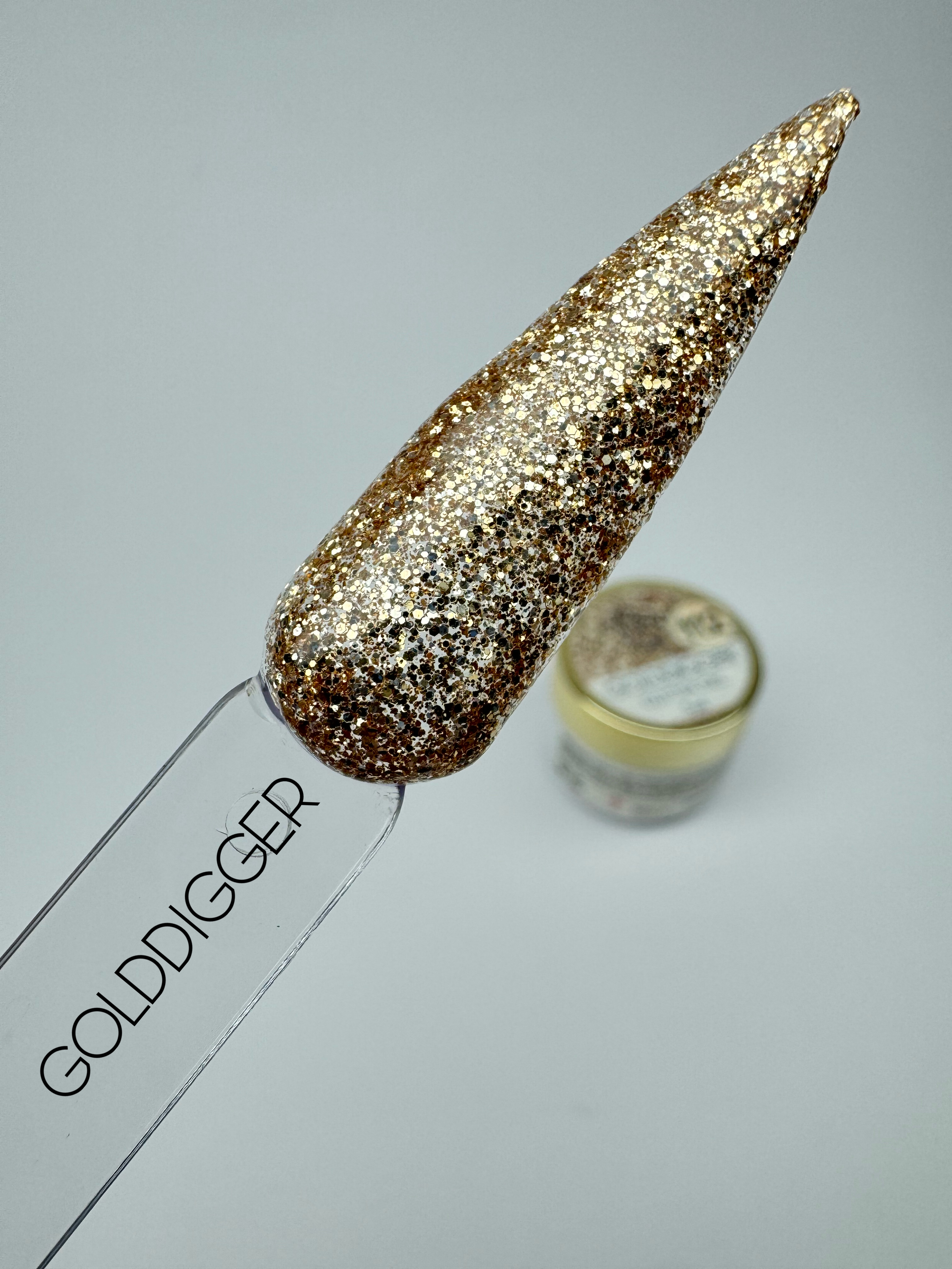 JUSTNAILS Farbgel Golddigger