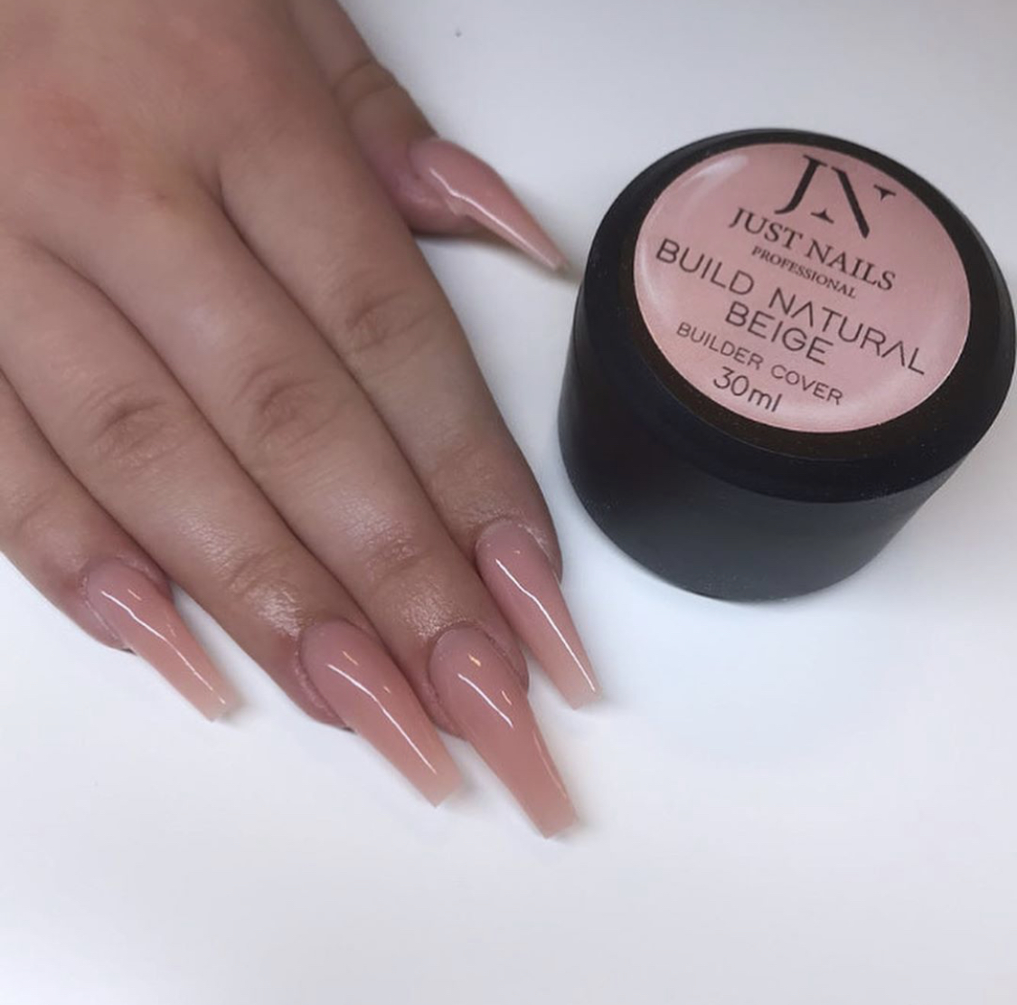 JUSTNAILS Cover Builder Gel - Natural Beige- ABVERKAUF