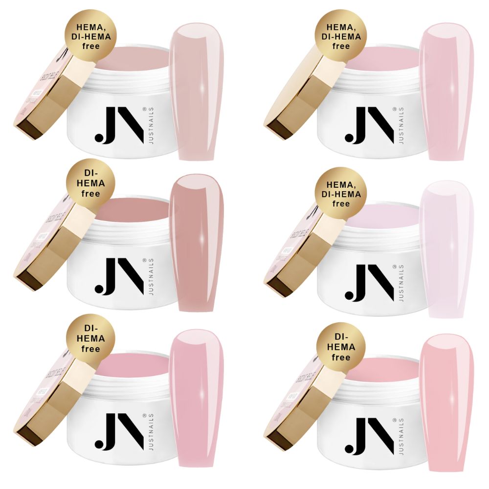 JUSTNAILS Honey Builder™ FLUID No File Bundle regular & thick 04 6x 5ml JUSTNAILS Honey Builder™ FLUID No File Bundle regular & thick 04 6x 5ml