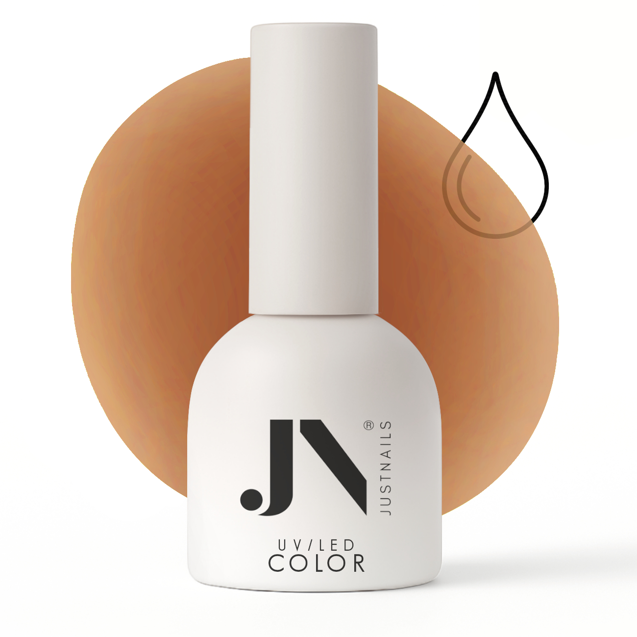 JUSTNAILS Gel GLAS Polish Color - Caramel Spell - Soak-off