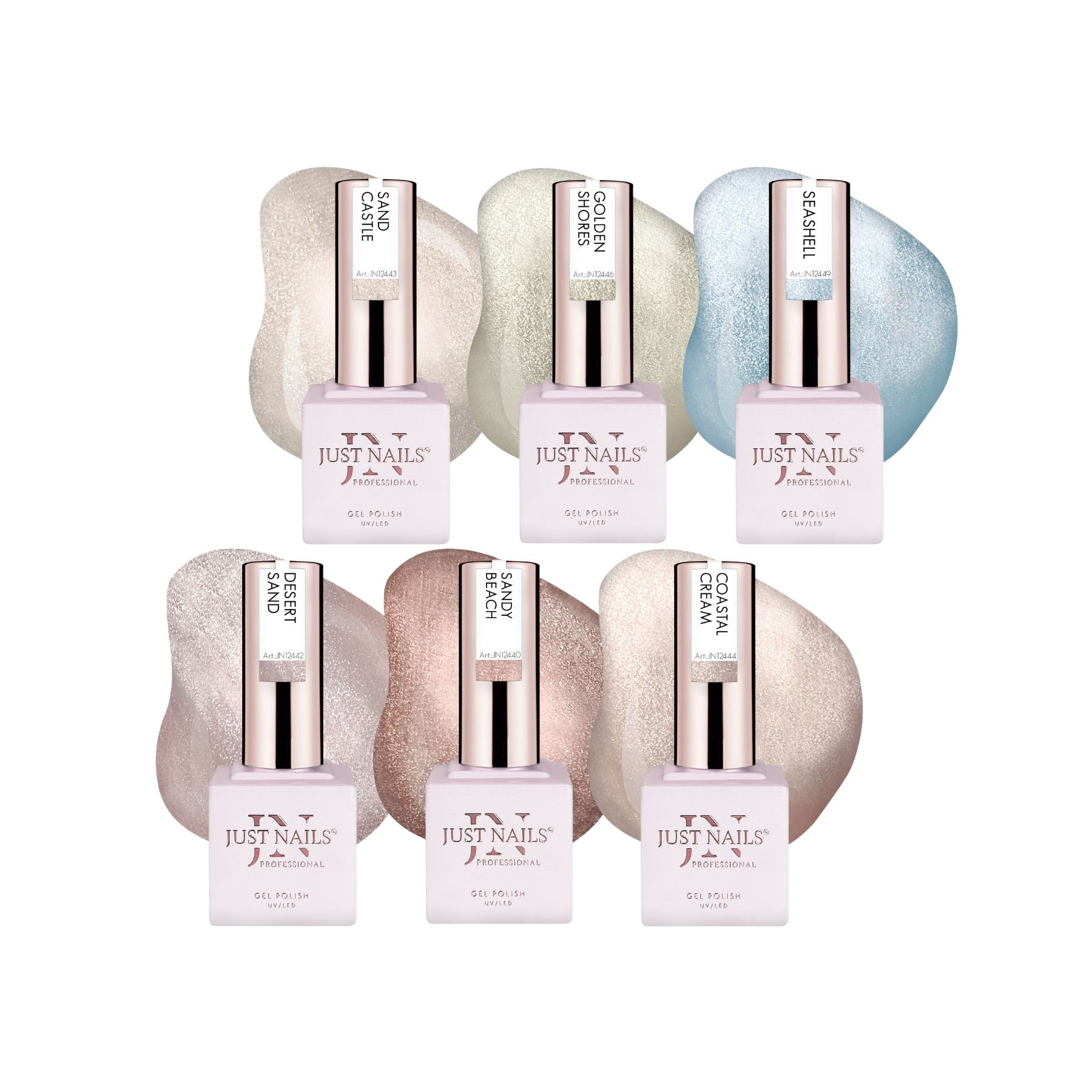  JUSTNAILS Professional Shellac Dreamy Beach Set 